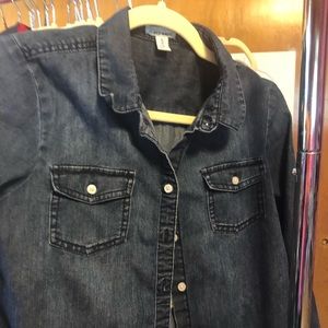 Girls denim shirt
